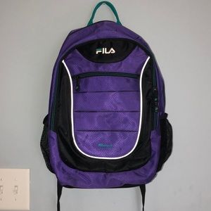 purple fila backpack
